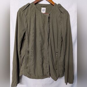 GAP Women's Olive Utility Jacket Size Small